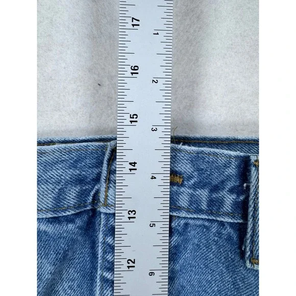 Carhartt B17 DST Relaxed Fit Jeans Mens 50x30 Blue Denim Work Pants Medium Wash - Picture 6 of 13